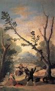 Francisco Goya The Swing painting